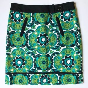 Ann Taylor Jacquard print skirt